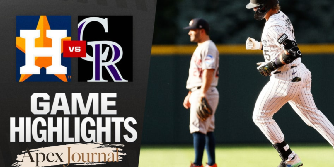 houston astros vs colorado rockies match player stats